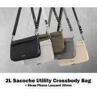 MAGEASY 2L Sacoche Utility Crossbody Bag+Strap Phone Lanyard 20mm